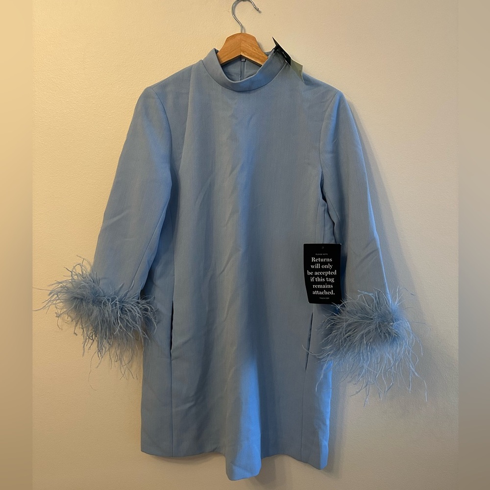 Tuckernuck Light Blue Feather Mod Dress